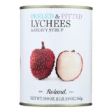 Roland Whole Lychees, In Heavy Syrup, Case Of 24, 20 Oz.
