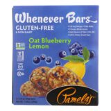 Pamela's Products, Oat Whenever Bars, Blueberry Lemon, Case Of 6, 1.41 Oz.