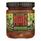 Desert Pepper Trading, Medium Corn Black Bean Red Pepper Salsa, Case Of 6, 16 Oz.