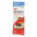 Breton/dare, Crackers, Original With Flax, Case Of 6, 4.76 Oz.