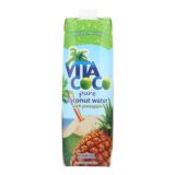 Vita Coco Coconut Water, With Pineapple, Case Of 12, 1 Lt