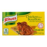 Knorr Bouillon Cubes, Chicken, Extra Large, 2.5 Oz, Case Of 24