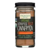Frontier Herb Cinnamon, Organic, Ground, Vietnamese, 5 Percent Oil, 1.31 Oz