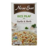 Near East Rice Pilafs, Garlic And Herb, Case Of 12, 6.3 Oz.