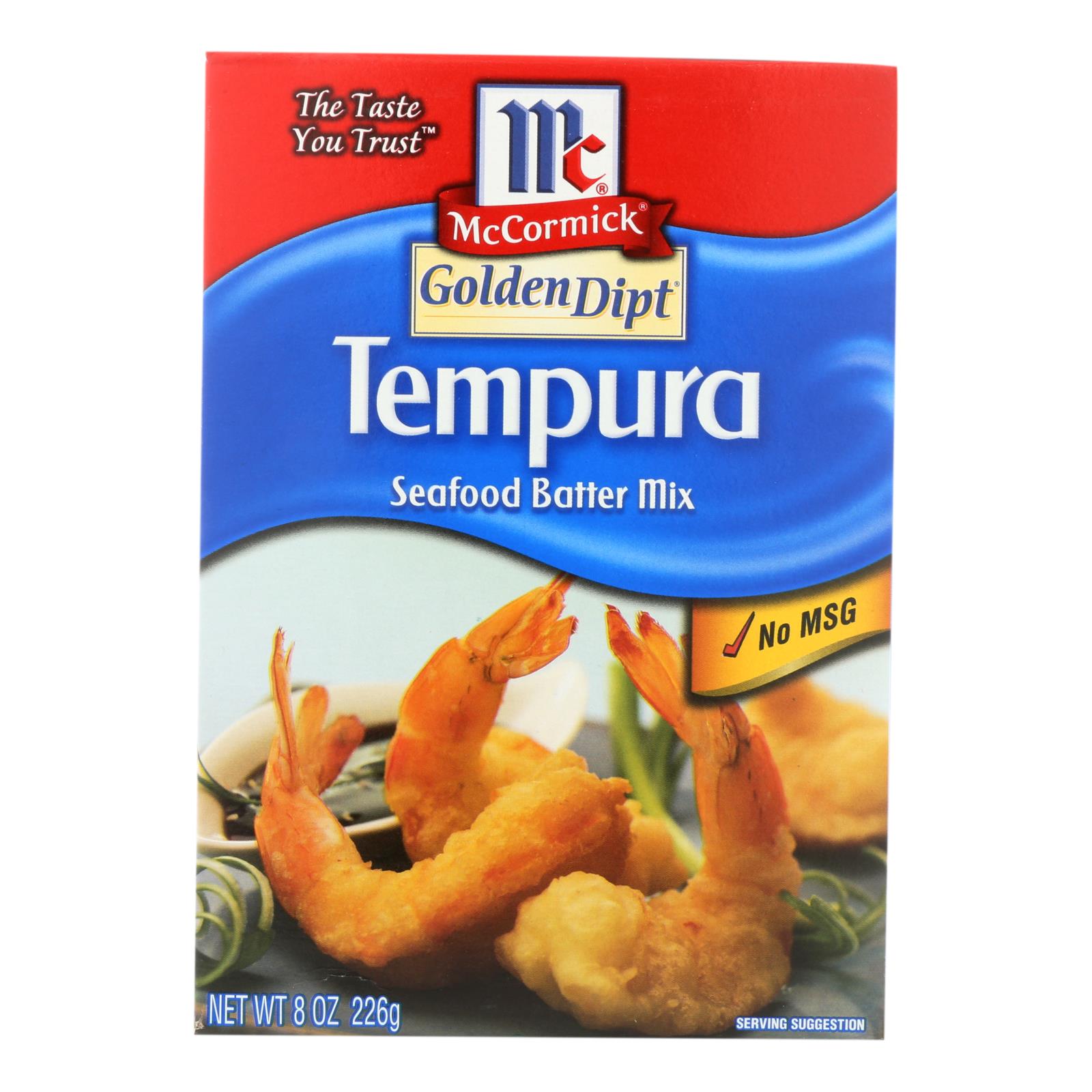 Golden Dipt, Breading, Tempura Mix, Case Of 8, 8 Oz.