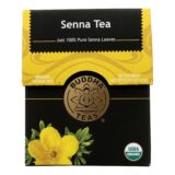 Buddha Teas, Organic Tea, Senna, Case Of 6, 18 Count