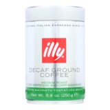 Illy Caffe Coffee Coffee, Espresso And Drip, Ground, Medium Roast, Decaf, 8.8 Oz, Case Of 6