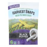 Calbee Snapea Crisp, Snapea Crisps, Black Pepper, Case Of 12, 3.3 Oz