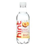 Hint Peach Water, Peach, Case Of 12, 16 Fl Oz.