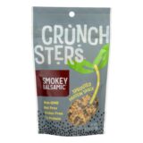 Crunchsters, Sprouted Protein Snack, Smokey Balsamic, Case Of 6, 4 Oz.