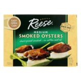 Reese Oysters, Smoked, Medium, 3.7 Oz, Case Of 10