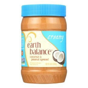 Earth Balance Creamy Coconut And Peanut Spread, Case Of 12, 16 Oz.