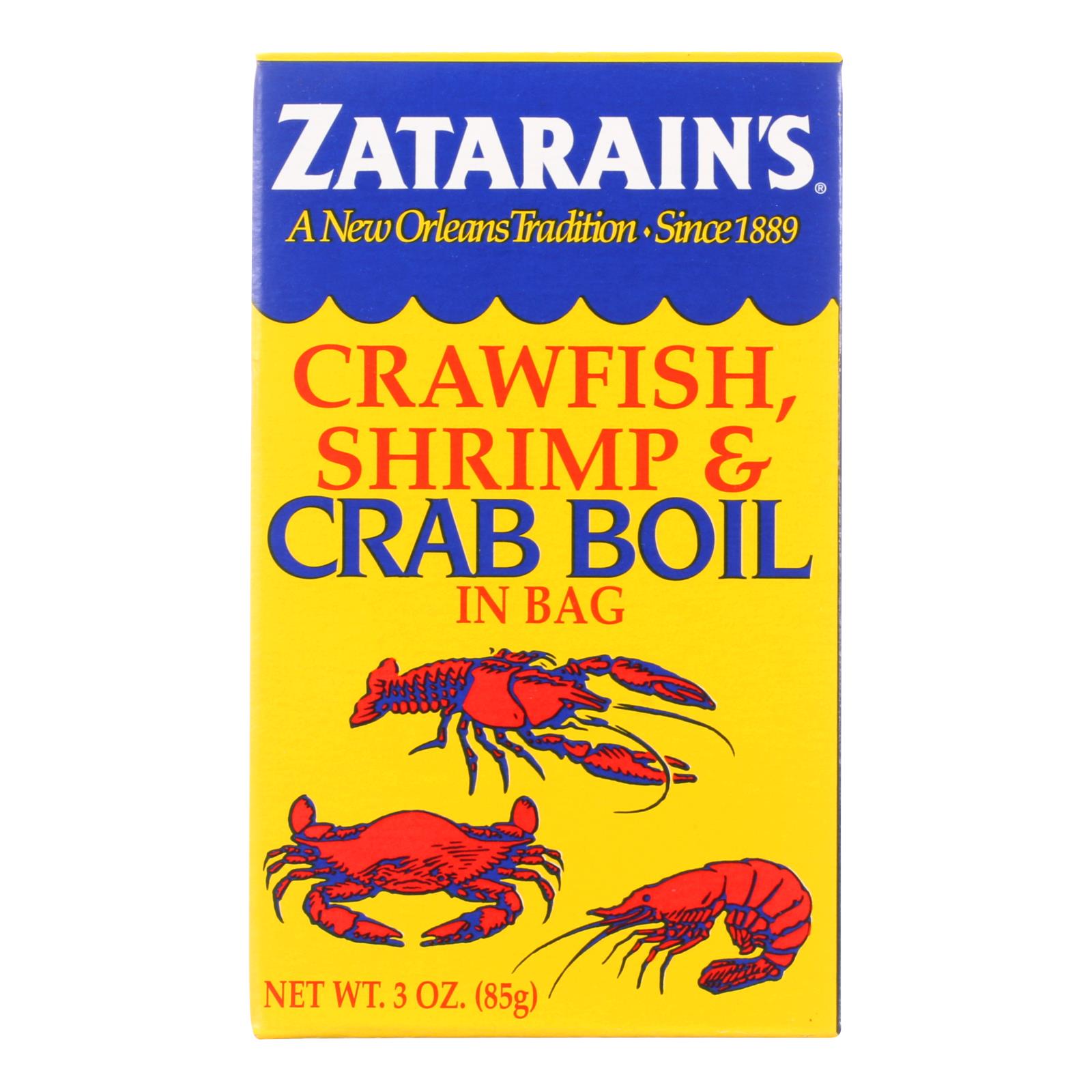 Zatarain's Crab Boil, Dry, Case Of 6, 3 Oz