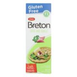 Breton/dare, Crackers, Herb And Garlic, Case Of 6, 4.76 Oz.