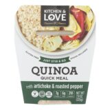 Cucina And Amore, Quinoa Meals, Artichoke And Roasted Pepper, Case Of 6, 7.9 Oz.