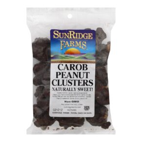 Sunridge Farms Carob Peanut Clusters, Single Bulk Item, 10lb