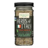 Frontier Herb International Seasoning, Herbs Of Italy, Salt Free, .80 Oz
