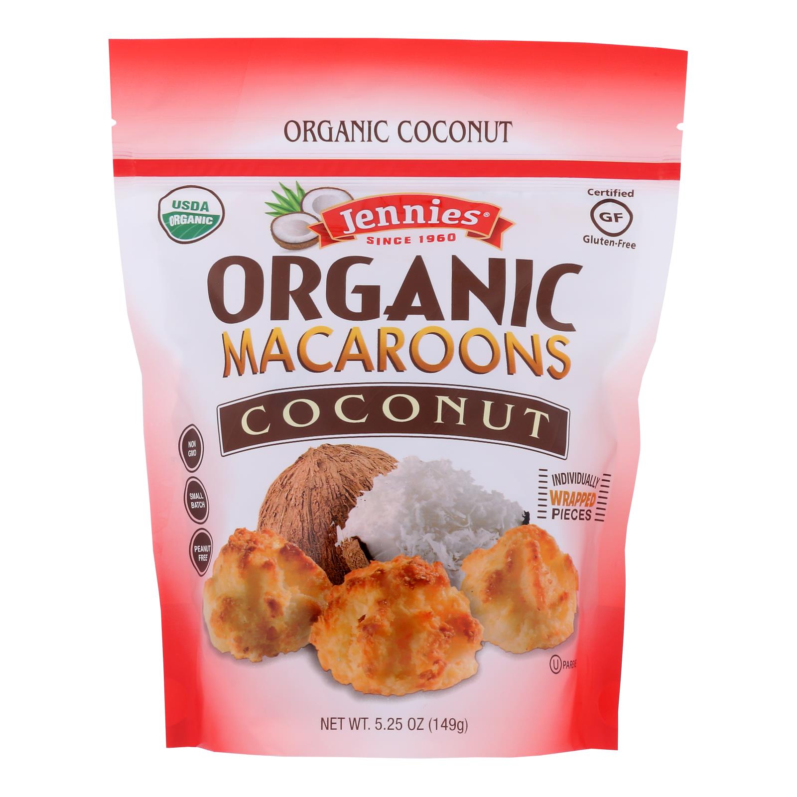 Jennies, Macaroon Coconut, Case Of 6, 5.25 Oz