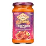 Pataks Simmer Sauce, Tikka Masala Curry, Medium, 15 Oz, Case Of 6
