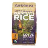 Lotus Foods Organic Rice, Brown Basmati, Case Of 6, 30 Oz