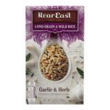 Near East Long Grain & Wild Rice, Garlic, Case Of 12, 5.9 Oz