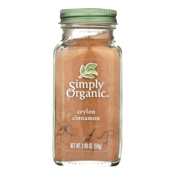 Simply Organic Ground Ceylon Cinnamon, Case Of 6, 2.08 Oz.
