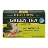 Bigelow Tea Green Tea With Ginger - Case Of 6 - 18 Bag