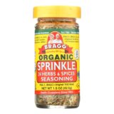 Bragg, Seasoning, Organic, Bragg, Sprinkle, Natural Herbs And Spices, 1.5 Oz, Case Of 12