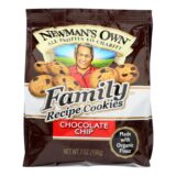 Newman's Own Organics Cookies, Chocolate Chip, Case Of 6, 7 Oz.