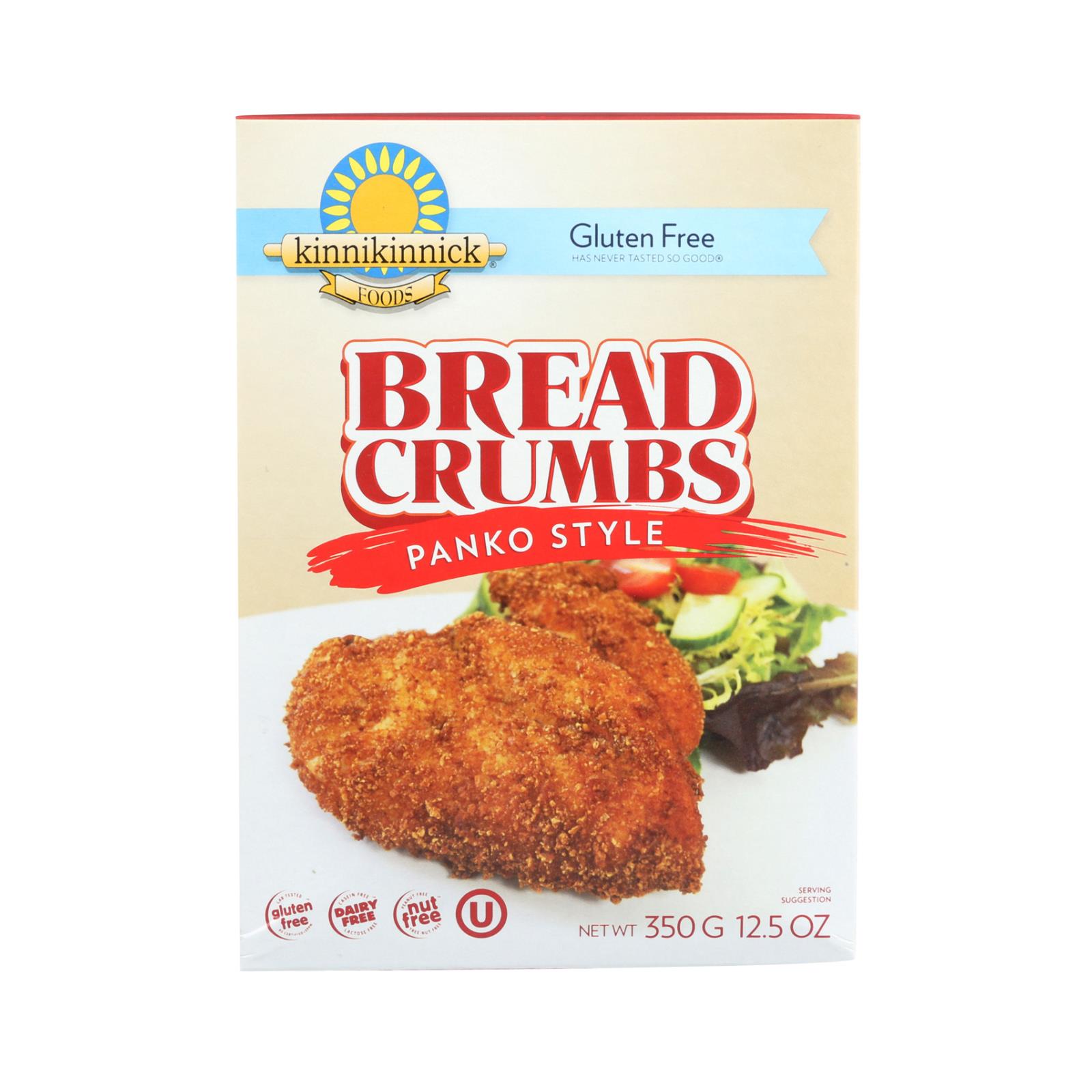 Kinnikinnick Bread Panko Style, Case Of 6, 12.5 Oz.