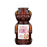 Madhava Honey Organic Honey Bear, Case Of 6, 12 Oz.