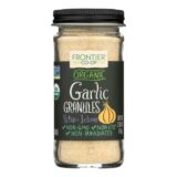 Frontier Herb Garlic, Organic, Granules, 2.70 Oz