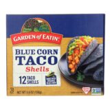 Garden Of Eatin' Blue Corn Taco Shells, Blue Corn, Case Of 12, 5.5 Oz.