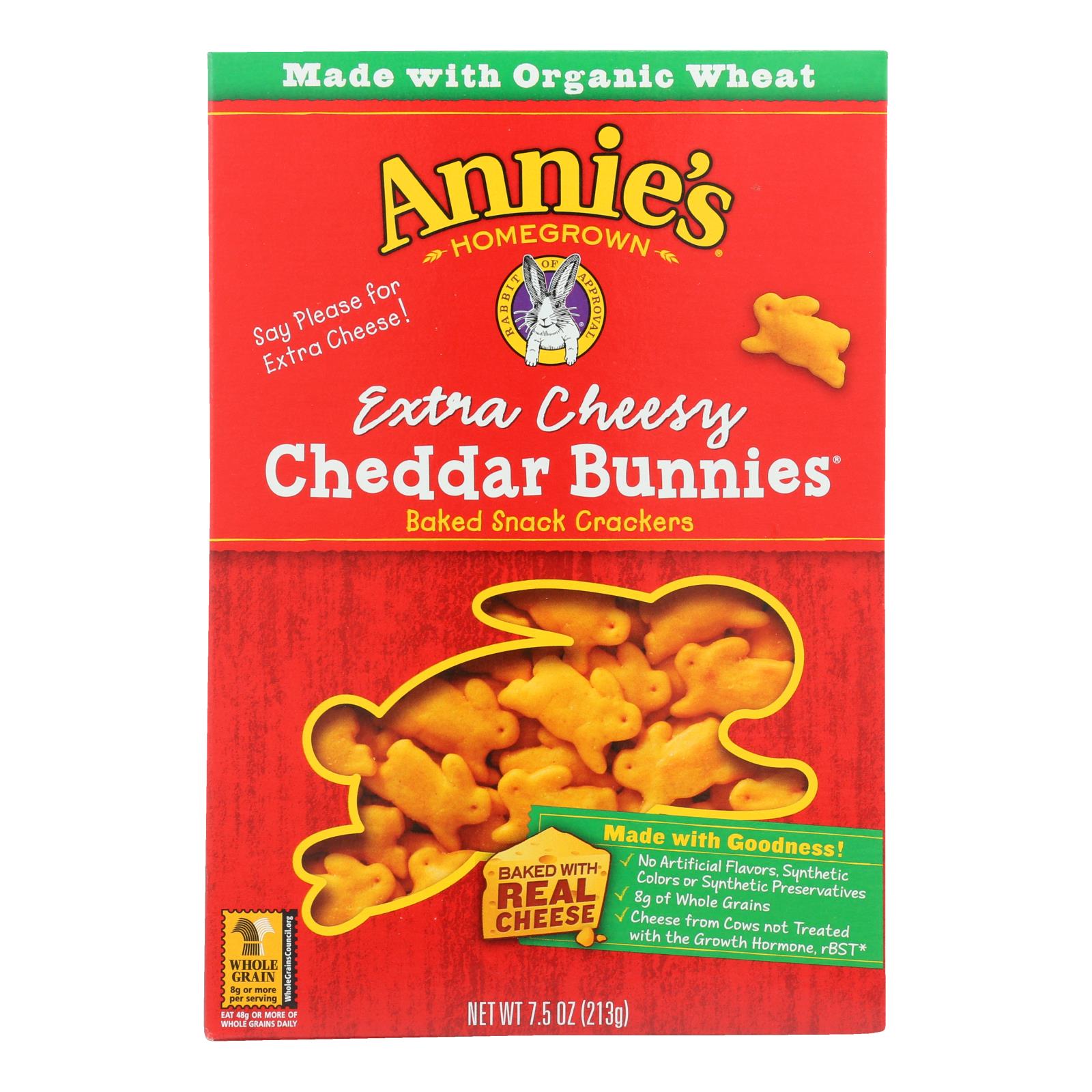 Annie's Homegrown, Chddr Bnnies X-cheese, Case Of 12-7.5 Oz.