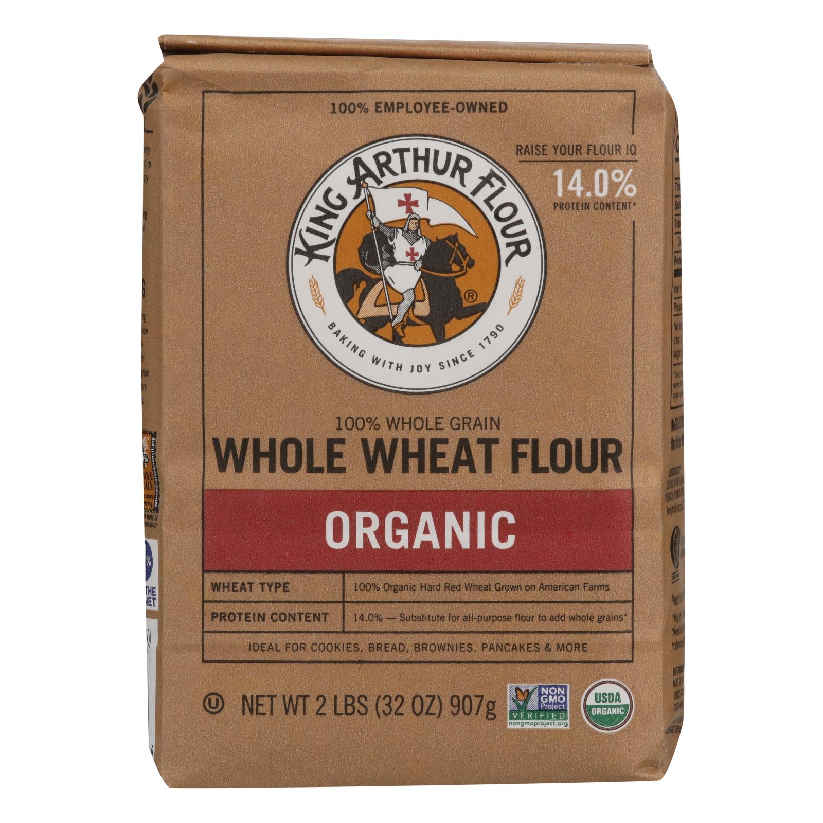 King Arthur Whole Wheat Flour, Case Of 12, 2
