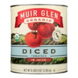 Muir Glen Organic Diced Tomatoes, Case Of 6, 102 Oz