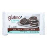 Glutino Vanilla Creme Cookies, Case Of 12, 10.5 Oz.