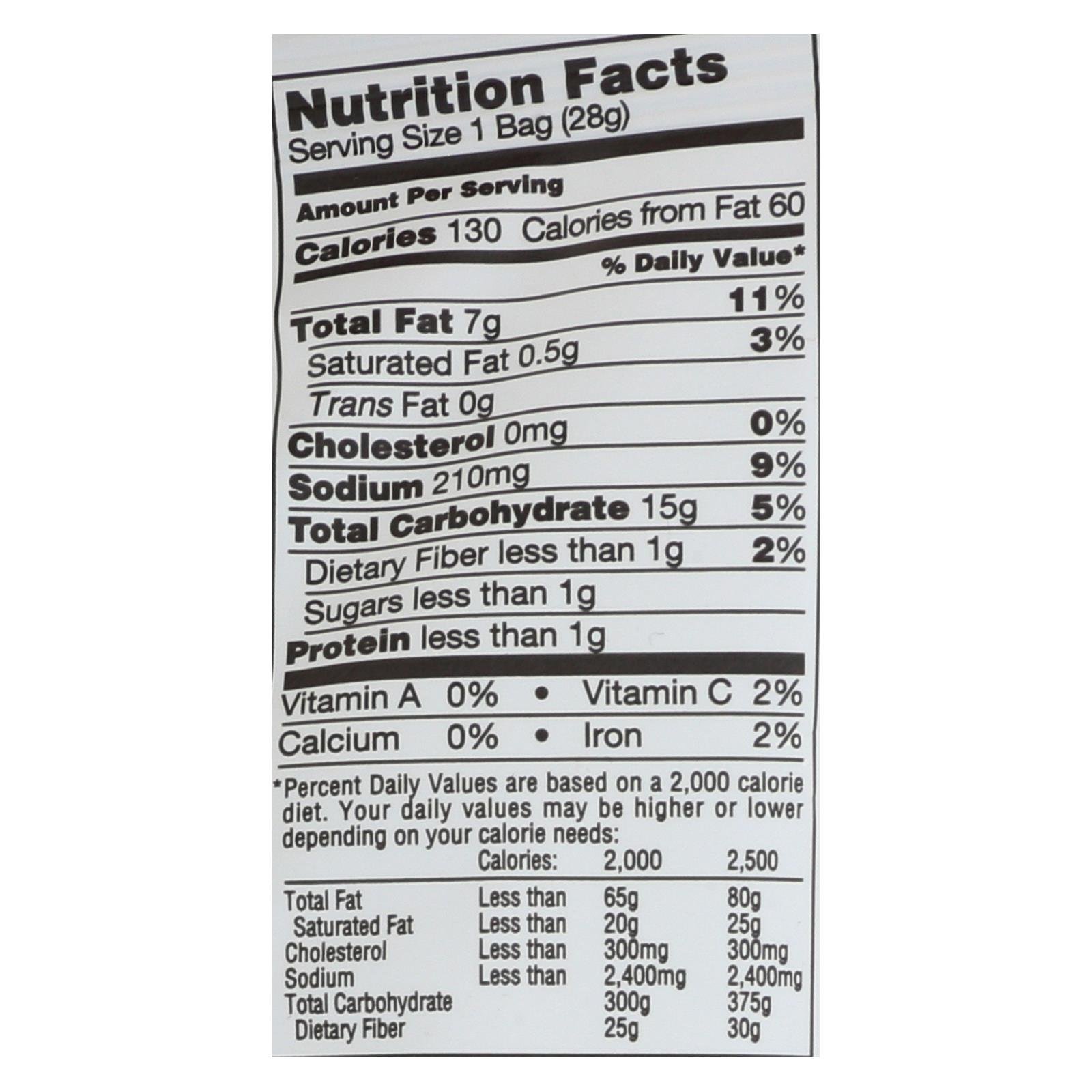 Sensible Portions Garden Veggie Straws, Sea Salt, Case Of 24, 1 Oz. - Image 3