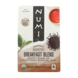 Numi Tea Black Tea, Breakfast Blend, Case Of 6, 18 Bags