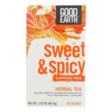 Good Earth Herbal Tea, Sweet And Spicy, Case Of 6, 18 Bags