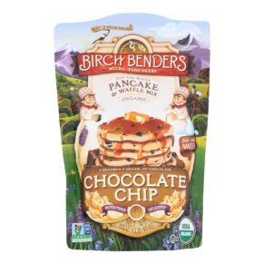 Birch Benders Pancake And Waffle Mix, Chocolate Chip, Case Of 6, 16 Oz.