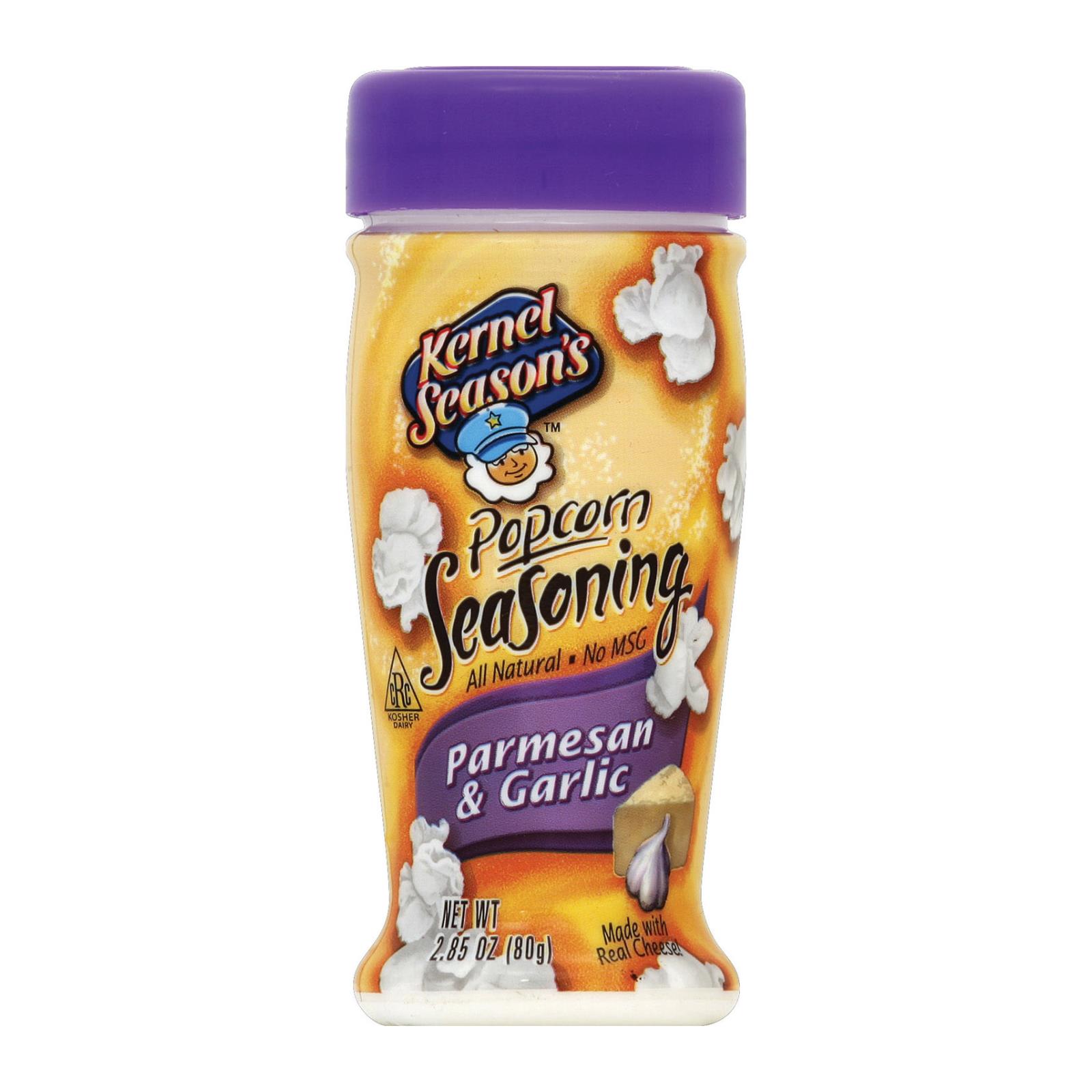 Kernel Seasons Popcorn Seasoning, Parmesan Garlic, Case Of 6, 2.85 Oz.