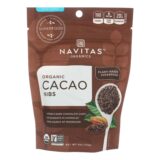 Navitas Naturals Cacao Nibs, Organic, Raw, 4 Oz, Case Of 12