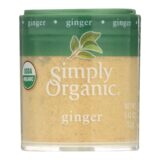 Simply Organic Ginger Root, Organic, Ground, .42 Oz, Case Of 6