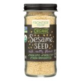 Frontier Herb Sesame Seeds, Organic, Whole, Hulled, 2.32 Oz