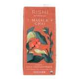 Rishi Masala Chai Concentrate, Case Of 12, 32 Fl Oz