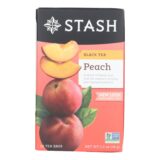 Stash Tea Tea, Black Peach, Case Of 6, 20 Count