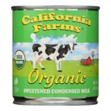 California Farms Condensed Milk, Organic, Sweetened, 14 Oz, Case Of 24