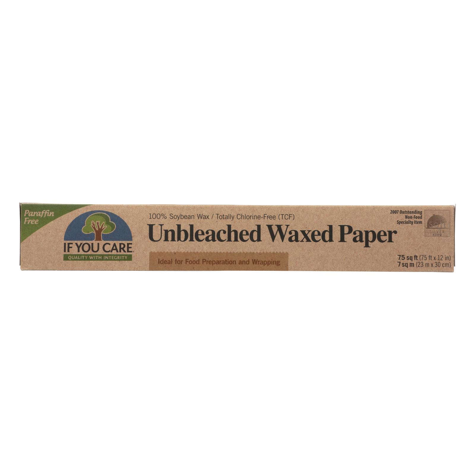 If You Care Waxed Paper, Natural, Case Of 12, 75 Sq. Ft.