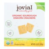 Jovial, Sourdough Einkorn Crackers, Rosemary, Case Of 10, 4.5 Oz.